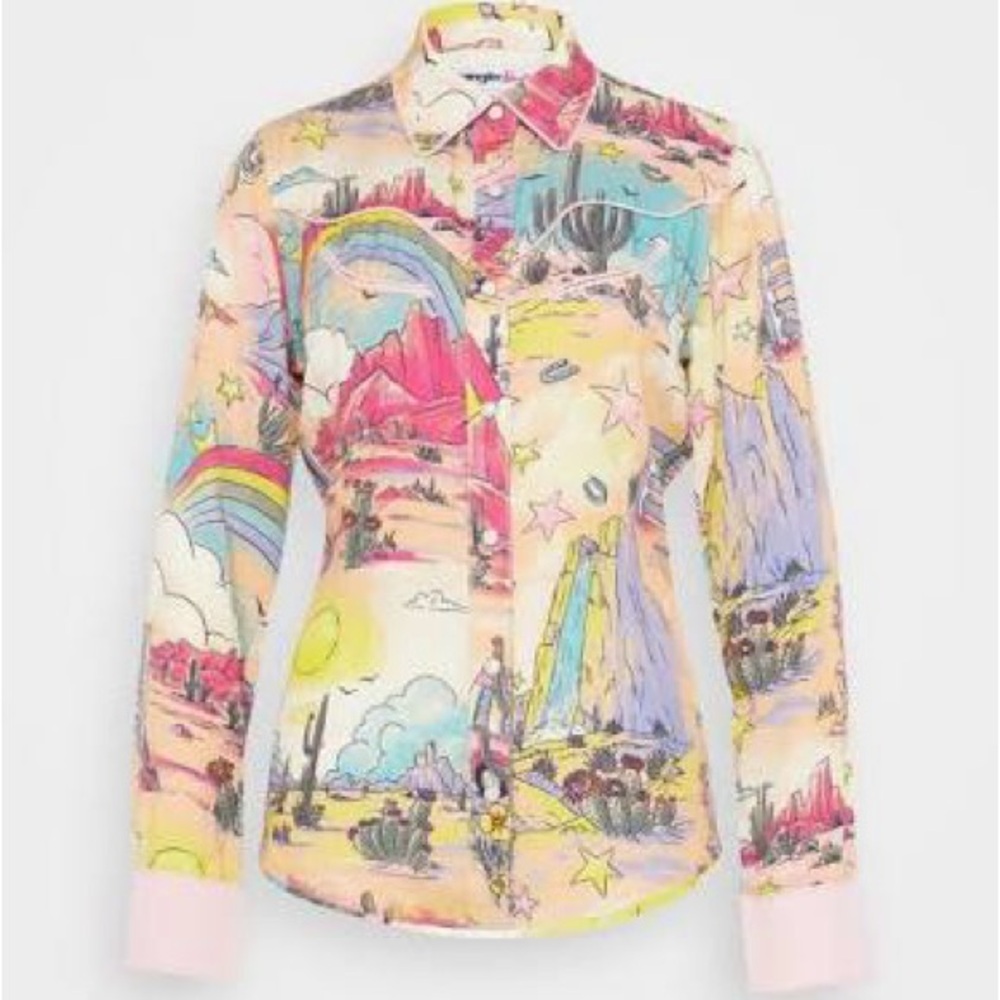 Women’s Wrangler x Barbie Western Top NWT